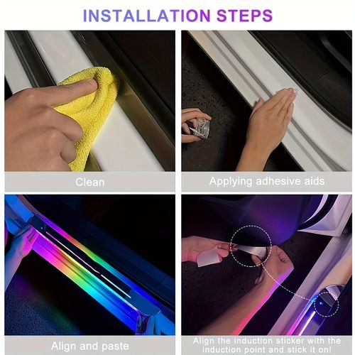 Toyota 4Pcs LED Car Door Sill Welcome Lights