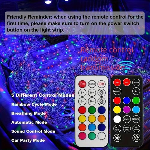 Car LED Lights Interior Auto Sensor