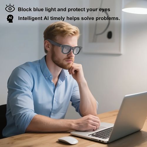 AI Smart Glasses with Built-in Camera