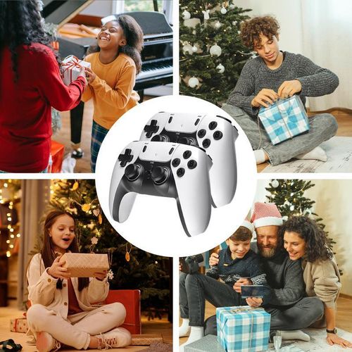 Mass Games Retro Game Console with 20000+ Built-in Games 19 Emulators 2 Wireless Controllers 4K Output & 64GB SD Card Perfect for Kids & Adults - Portable Gaming System