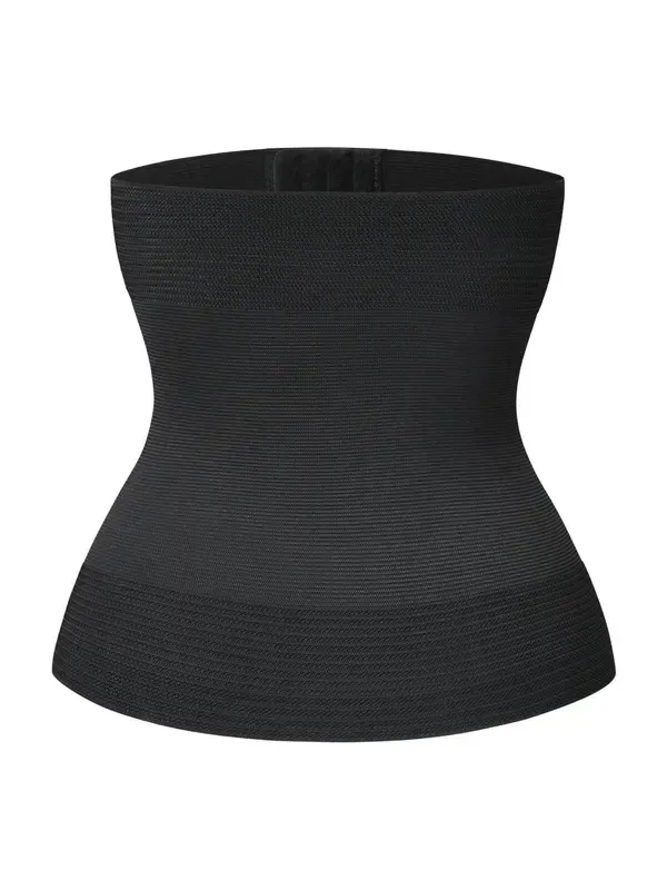 Women's Solid Hook & Eye Waist Trainer, Tummy Control Shaper, Waist Cincher for Postpartum Recovery & Weight Loss