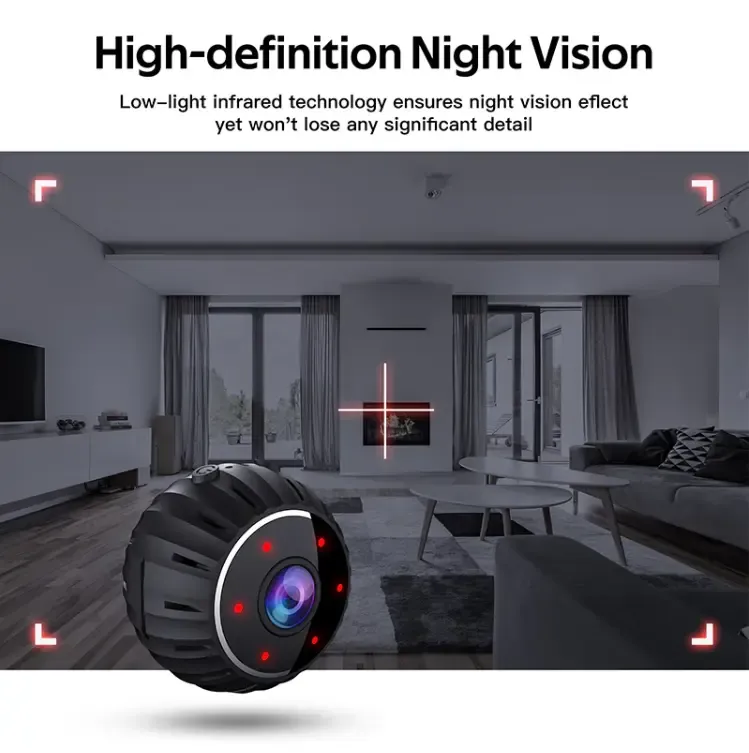 Mini Hidden Spy Nanny Camera Wireless Nanny Cam WiFi Home Security HD 1080P DVR