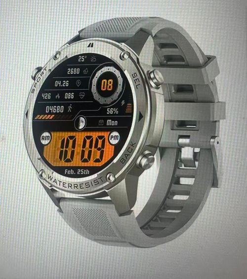025 Relojes Smartwatch 1.43 AMOLED, 500mAh Battery, 5ATM Waterproof, Bluetooth Call, GPS Fitness Tracker for Men Women, DM56
