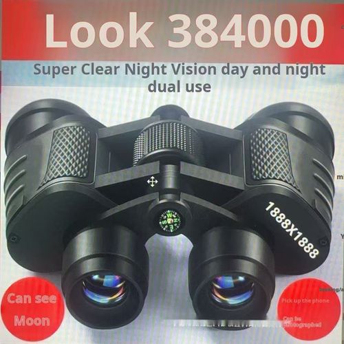 High-Power HD Binoculars with Night Vision for Professional Outdoor Use