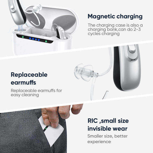 Wholesale Smart App Digital 16 Channels Rechargeable Bte Cic Invisible Digital Ear Wireless Hearing Aid Enhancer