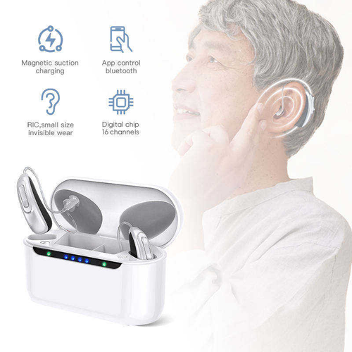 Wholesale Smart App Digital 16 Channels Rechargeable Bte Cic Invisible Digital Ear Wireless Hearing Aid Enhancer