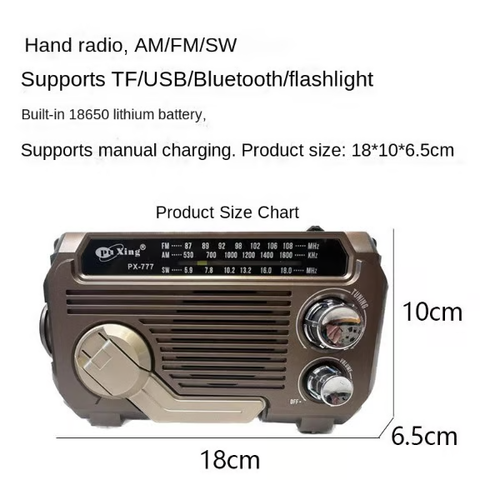 Eptchn Solar-Powered Radio