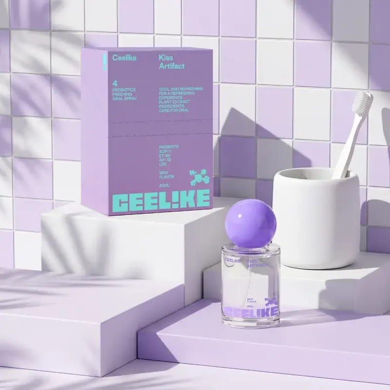 CEELIKE Probiotic Oral Spray 20ml - Fresh Breath & Oral Care, Sugar-Free, Portable, Long-Lasting Freshness