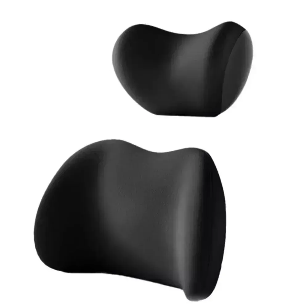 Car Headrest and Lumbar Support Set