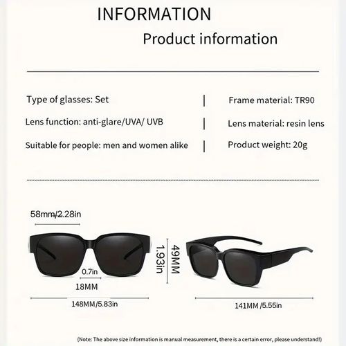 Trendy Cool Convenient Fit Over Sunglasses（Christmas Promotion）