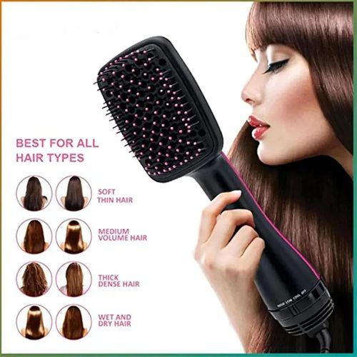 2-in-1 hair dryer brush