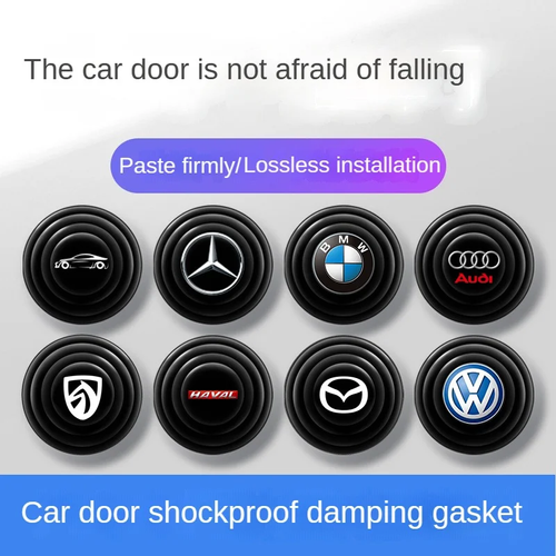 Car door trunk cushioning, shockproof and silencer silicone mat