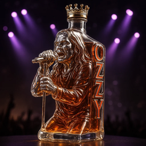 🔥Limited Edition🎁Ozzy Osbourne Final Tour Memorial Whiskey Bottle