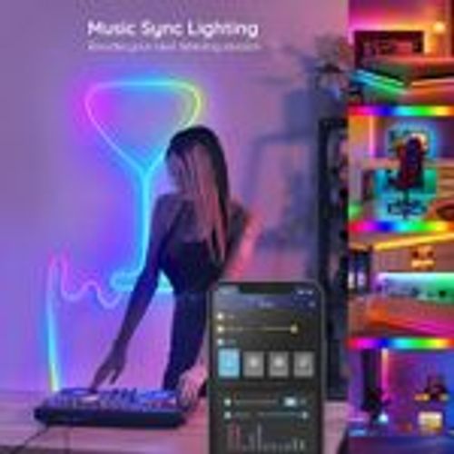 10M LED Strip Light RGB 5V APP Remote Control For Party
