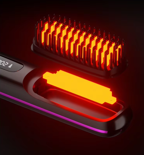 Portable Wireless Hair Straightening Tool Household Anion Comb That Doesn't Hurt Hair USB Power Source for Travel Hairdressing