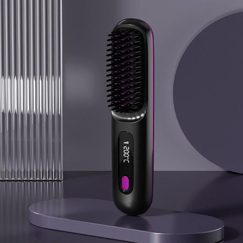 Portable Wireless Hair Straightening Tool Household Anion Comb That Doesn't Hurt Hair USB Power Source for Travel Hairdressing