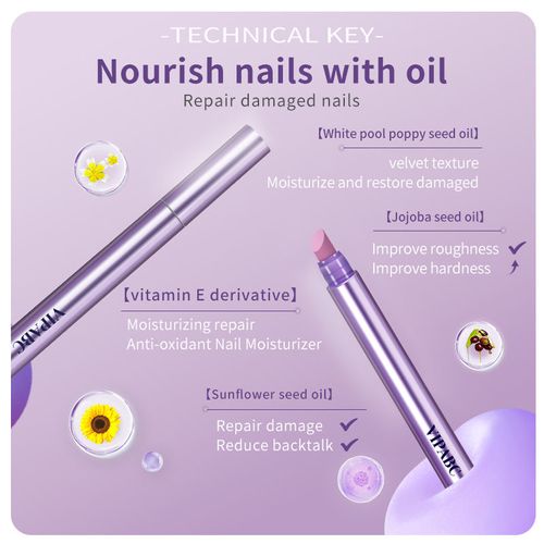 Nourishing Nails Repair Care Nail Skin Long -lasting Nail Fragrance 3 in 1 armor Essence Pen
