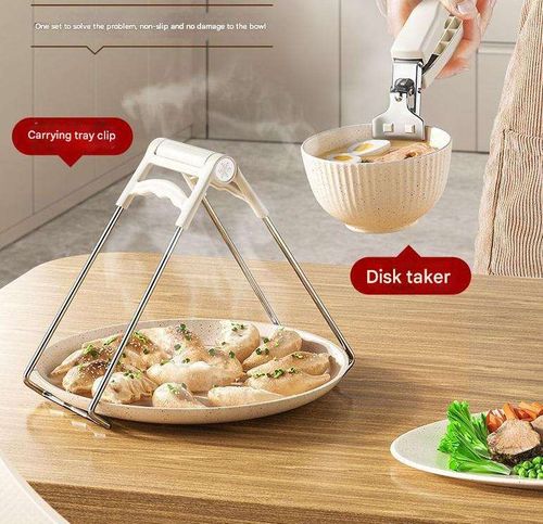 New Anti-Scald Silicone High-Temperature Resistant Kitchen Clip Non-Slip Utensil Rest for Dish Plate Baking Pan