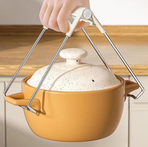 New Anti-Scald Silicone High-Temperature Resistant Kitchen Clip Non-Slip Utensil Rest for Dish Plate Baking Pan