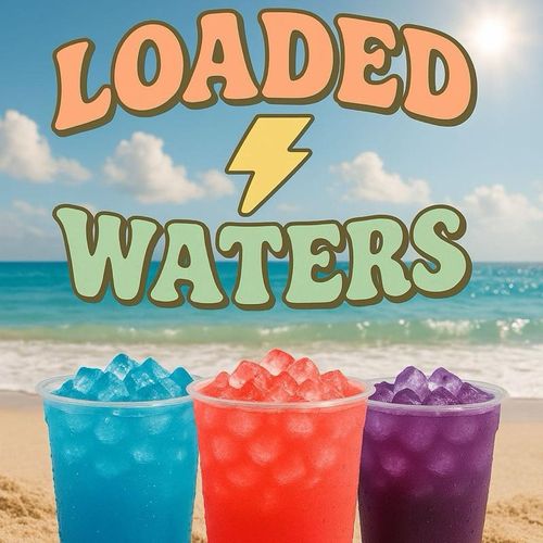 Loaded Waters - 50 Flavors to Choose From 1 Caffeinated Energy Packet Refreshing Beverage