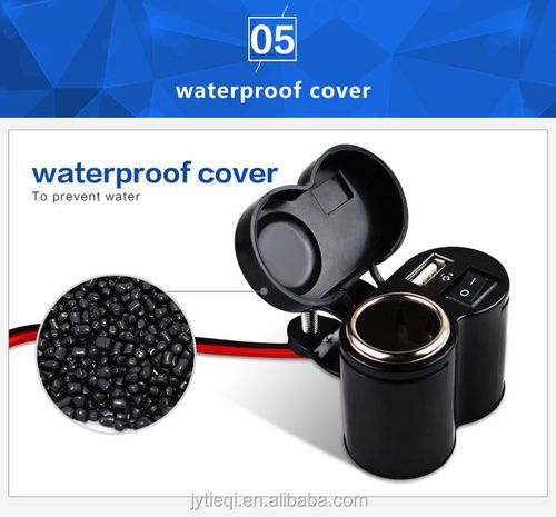 Motorcycle phone charger