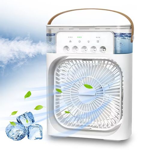 Five-hole humidifying spray fan