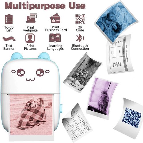 Wireless thermal photo printer