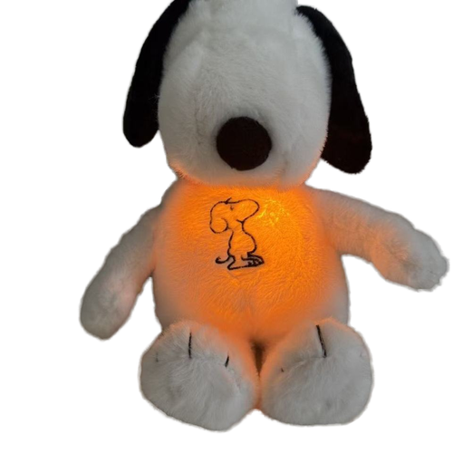 Breath-activated light-up doll