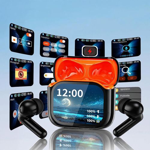 Full-color touch screen Bluetooth earphones