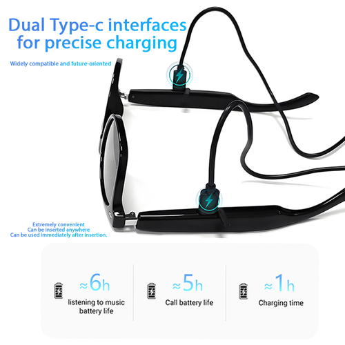 AI-powered smart Bluetooth glasses
