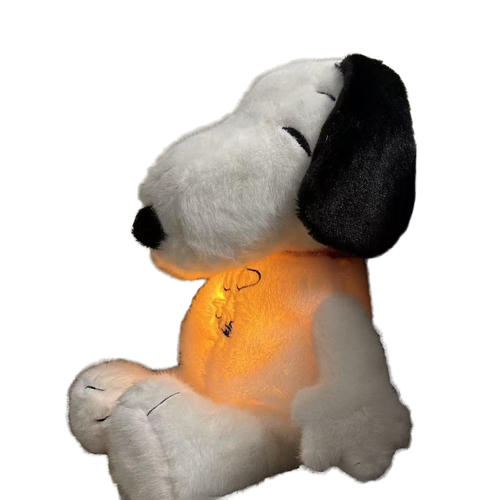 Breath-activated light-up doll