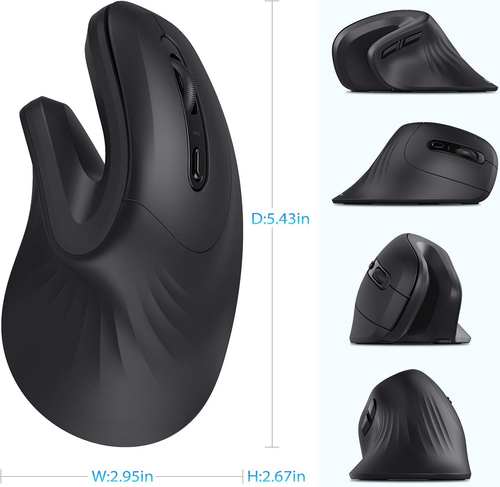 Ergonomic wireless mouse