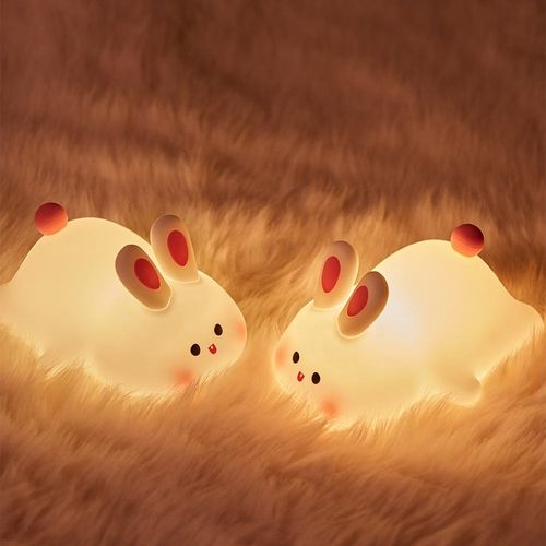 Big Face Rabbit Silicone Lamp Pai Pai Lamp