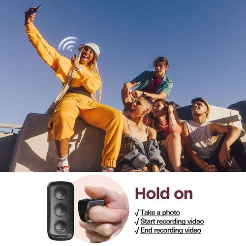 Remote control for taking photos and videos via Bluetooth on mobile phone