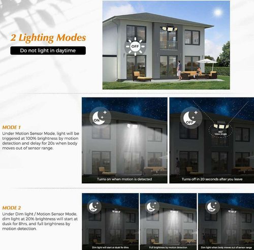 Intelligent sensing outdoor lighting solar lamp