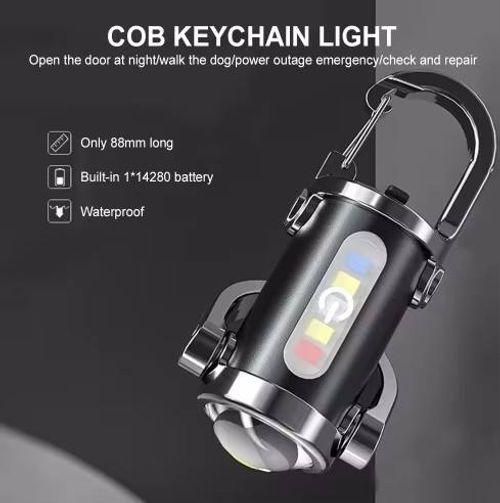 Keychain flashlight