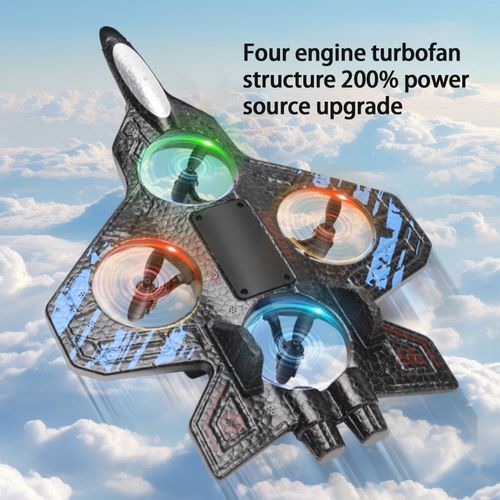 remote-controlled fighter jet