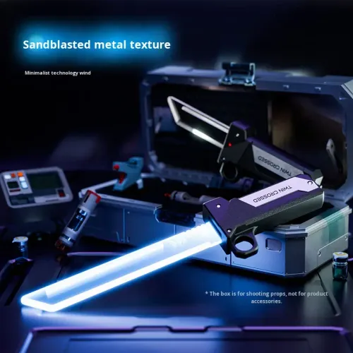 Double-edged retractable lightsaber