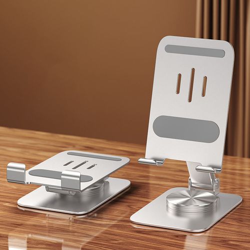 Rotatable metal phone holder