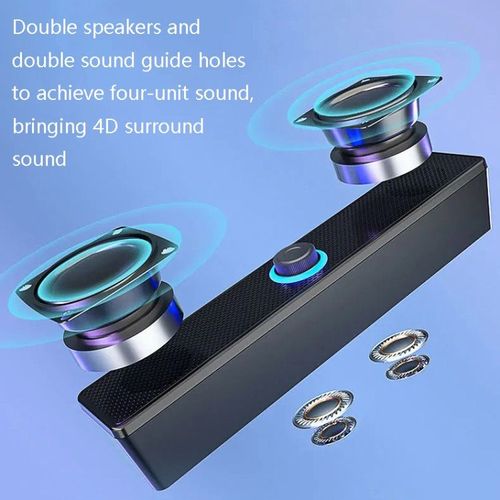 Long strip wired Bluetooth speaker