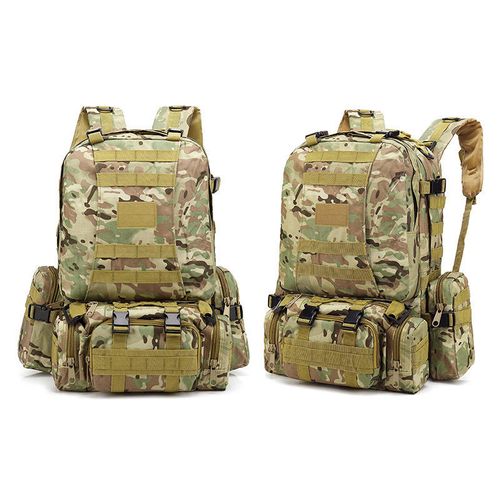 50L Tactical Camouflage Men's Backpack Molle Sport Bag Outdoor Hiking Climbing Backpack Camping Bags