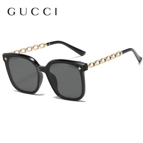 GUCCI Dámske slnečné okuliare s obdĺžnikovým rámom