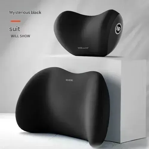 Car Headrest & Lumbar Support Cushion