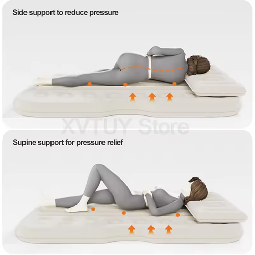Universal Inflatable Mattress for Car Camping - Portable Folding Travel Sofa Pillow