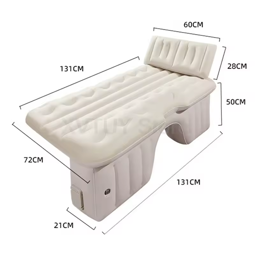 Universal Inflatable Mattress for Car Camping - Portable Folding Travel Sofa Pillow