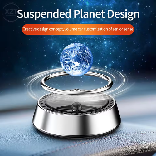 Buy 1 Get 1 Free Solar Powered Car Air Freshener with Essential Oil Diffuser and Starry Night Light