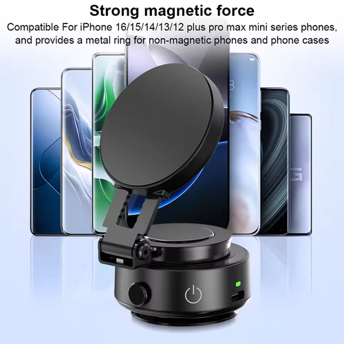 MagSafe 360° Folding Phone Mount for All Phones Anti-shake Car-Office-Live Streaming & Ultra-slim Design