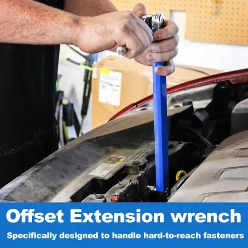 LAST DAY 70% OFF Offset Extension Wrench for Tight Spaces Screw Fixing Car Furniture Appliance Repair