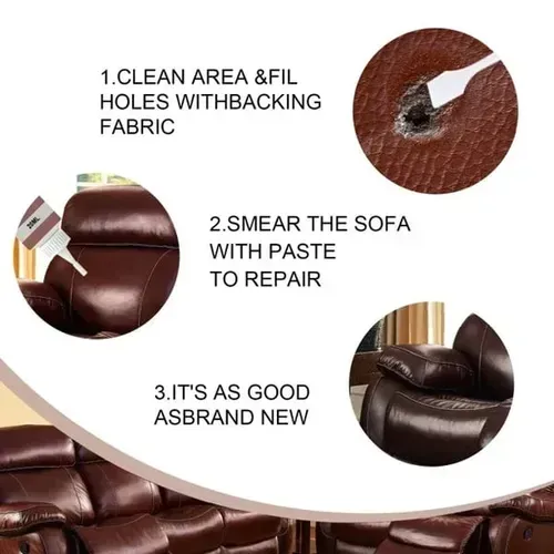Leather Repair Gel for Scratches Cracks Fading One Step Renew Old Bags Furniture