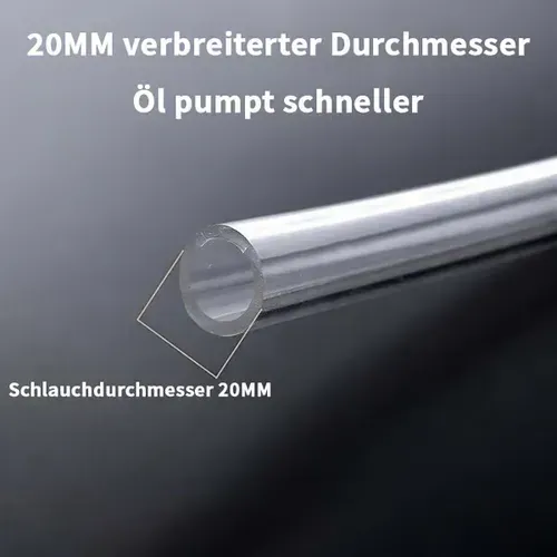 2M PVC Manual Fuel Pump | Gasoline-Diesel Dual-Use | Car Rescue-Farm Machinery | Explosion-Proof & Leakproof